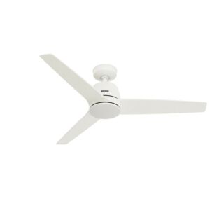 Malden 52" Hanging Ceiling Fan in Matte White