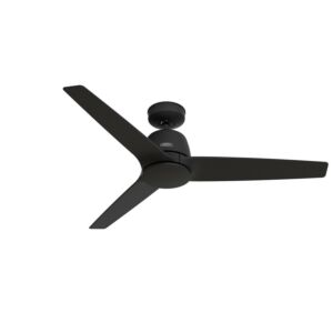 Malden 52" Hanging Ceiling Fan in Matte Black