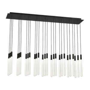 Pylon 27-Light LED Chandelier in Nightshade Black