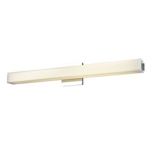 Venture CCT LED Bathroom Vanity Light in Buffed Nickel