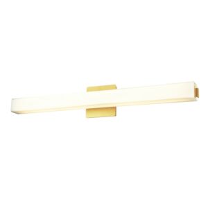 Venture CCT LED Bathroom Vanity Light in Brass