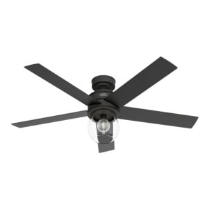 Xidane 1-Light 52" Hanging Ceiling Fan in Matte Black