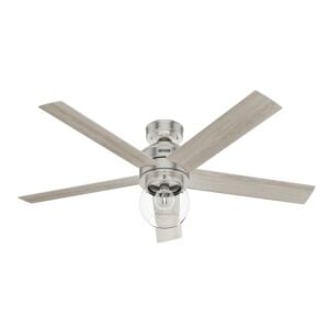 Xidane 1-Light 52" Hanging Ceiling Fan in Brushed Nickel