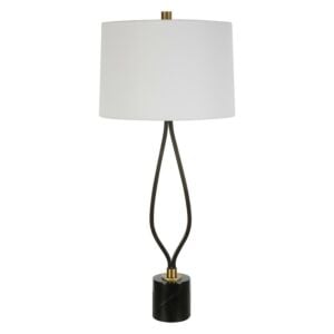 Separate 1-Light Table Lamp in Antique Brass