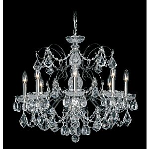 Century 8-Light Chandelier in Black