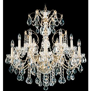 Century 12-Light Chandelier in Heirloom Gold