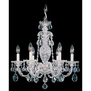 Sterling 6-Light Chandelier in Silver