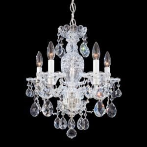 Sterling 5-Light Chandelier in Silver