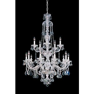 Sterling 15-Light Chandelier in Gold