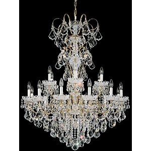 New Orleans 18-Light Chandelier in Black Pearl