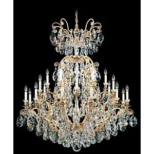 Renaissance 24-Light Chandelier in Black