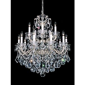 La Scala 15-Light Chandelier in French Gold