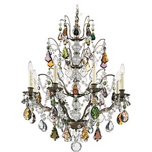 Bordeaux 8-Light Chandelier in Heirloom Gold