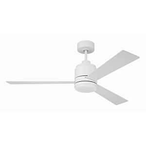 McCoy 3 Blade 1-Light 52" Hanging Ceiling Fan in White