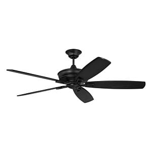 Santori 60 Indoor with Outdoor 60" Hanging Ceiling Fan in Flat Black