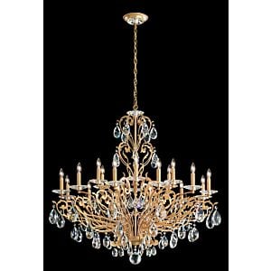 Filigrae 18-Light Chandelier in French Gold