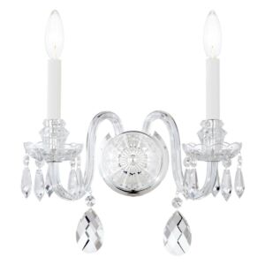 Hamilton Nouveau 2-Light Wall Sconce in Silver