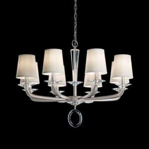 Emilea 8-Light Chandelier in White