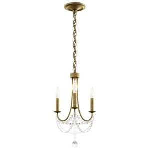 Verdana 3-Light Chandelier in Heirloom Gold