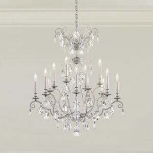 Renaissance Nouveau 12-Light Chandelier in Heirloom Gold