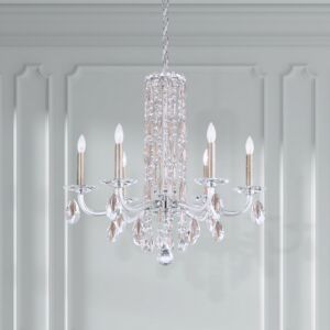 Siena 6-Light Chandelier in White