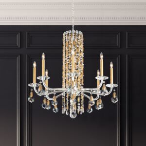 Siena 8-Light Chandelier in White