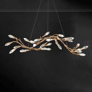 Secret Garden 1-Light LED Linear Pendant in Heirloom Bronze