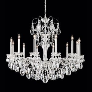 Sonatina 12-Light Chandelier in Antique Silver