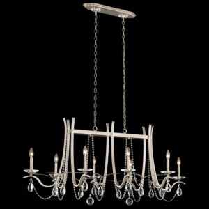 Vesca 8-Light Chandelier in Ferro Black