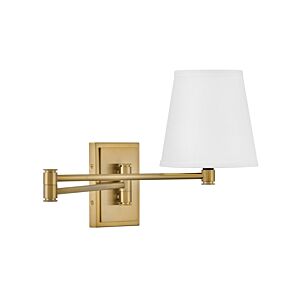 Beale 1-Light LED Wall Sconce in Lacquered Brass