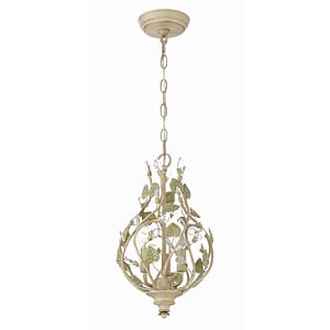 Josie 3-Light Mini Chandelier in Champagne Green Tea