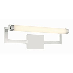 Clinton 1-Light LED Bathroom Vanity Lightroom Vanity in Polished Nickel