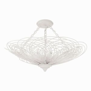 Six Light Semi Flush Mount by Crystorama