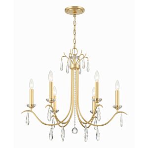 Rollins 6-Light Chandelier in Antique Gold