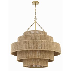 Shyla 20-Light Chandelier in Soft Gold