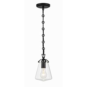 Voss 1-Light Mini Pendant in Matte Black