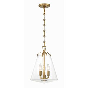 Voss 3-Light Mini Chandelier in Luxe Gold