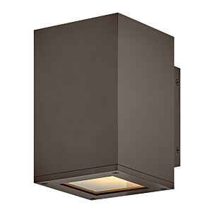 Tetra 1-Light LED Wall Mount in Architectural Bronze