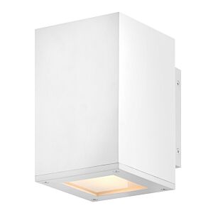 Tetra 1-Light LED Wall Mount in Textured White