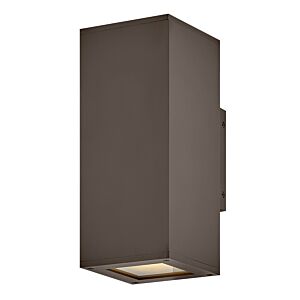 Tetra 2-Light LED Wall Mount in Architectural Bronze