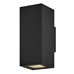 Tetra 2-Light LED Wall Mount in Black