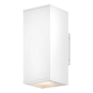 Tetra 2-Light LED Wall Mount in Textured White