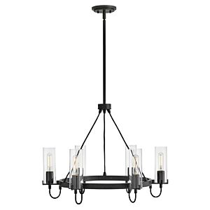 Ryden 6-Light LED Chandelier in Black