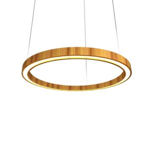 Frame LED Pendant in Teak