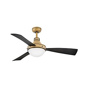 Oliver 50" LED Smart Fan in Heritage Brass