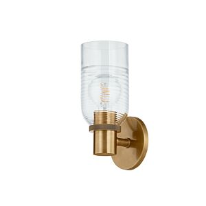 Redding 1-Light Wall Sconce in Patina Brass