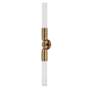 Darby 2-Light Wall Sconce in Patina Brass