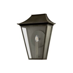 Tehama 1-Light Outdoor Wall Sconce in French Iron