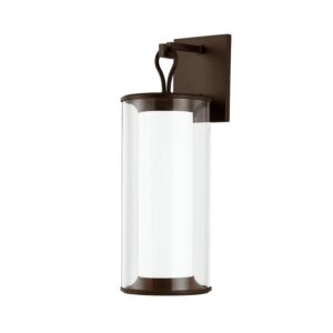 Cannes 1-Light Outdoor Wall Sconce in Bronze