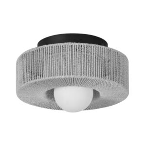 Coleman 1-Light Flush Mount in Bronze Leaf